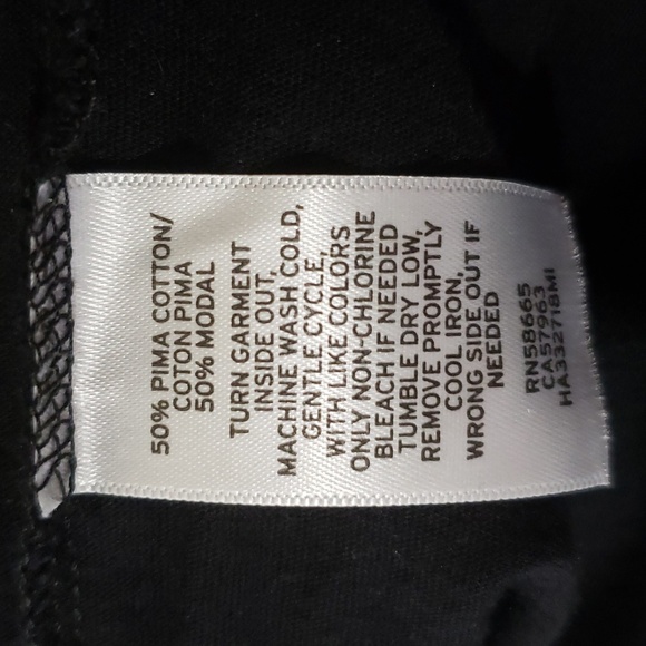 Halogen Soft Black Short Sleeve Tee - Picture 7 of 8